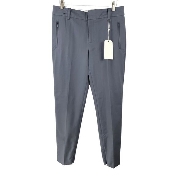 NEW Part Two Urban Pants in Slate Grey Stretch Cotton Tapered Leg US 8/UK 12 - Picture 4 of 11